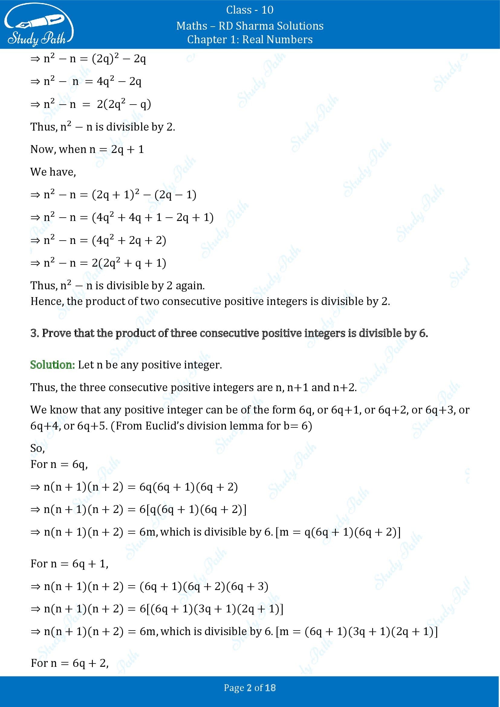 RD Sharma Solutions Class 10 Chapter 1 Real Numbers Exercise 1.1 00002