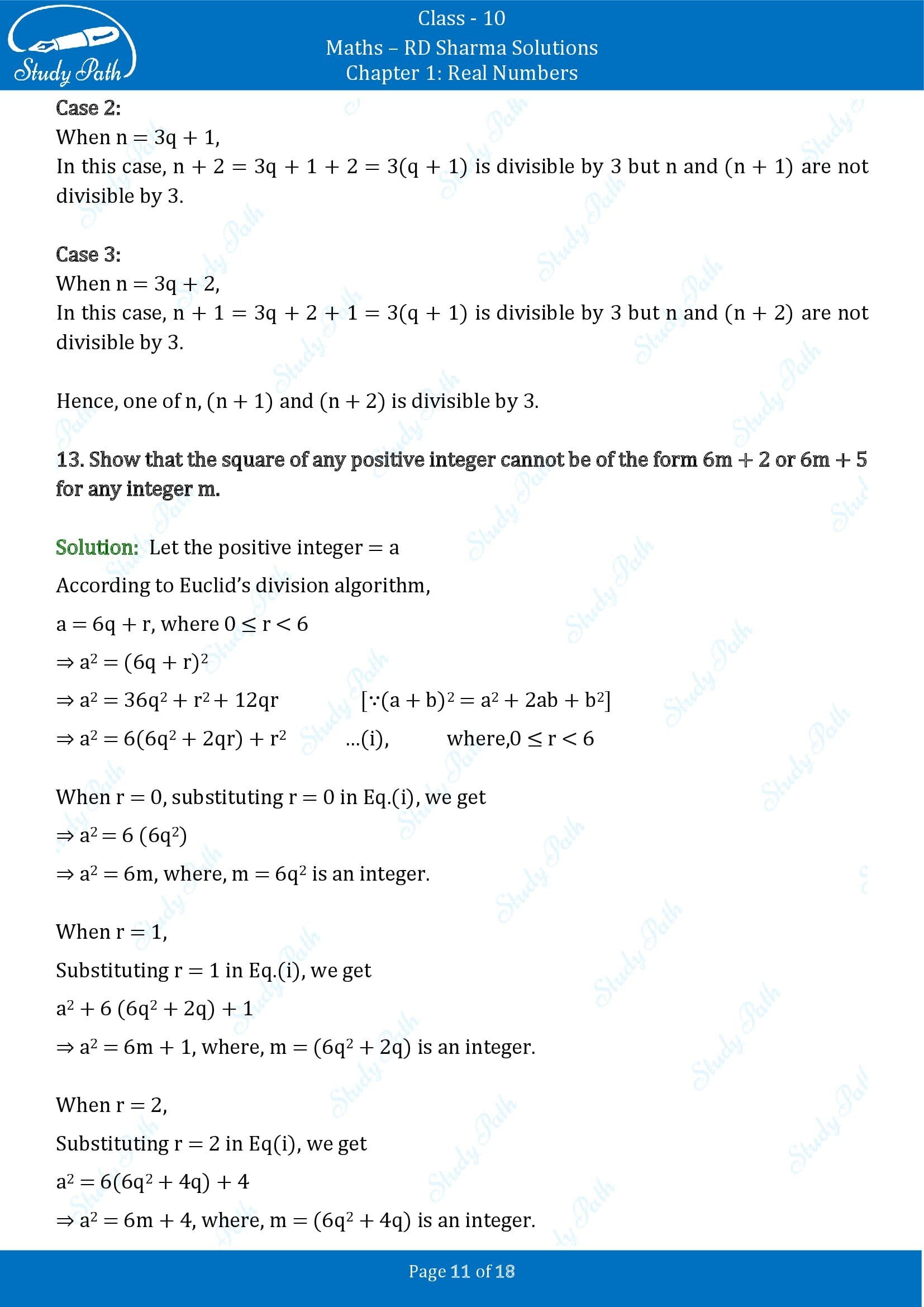 RD Sharma Solutions Class 10 Chapter 1 Real Numbers Exercise 1.1 00011