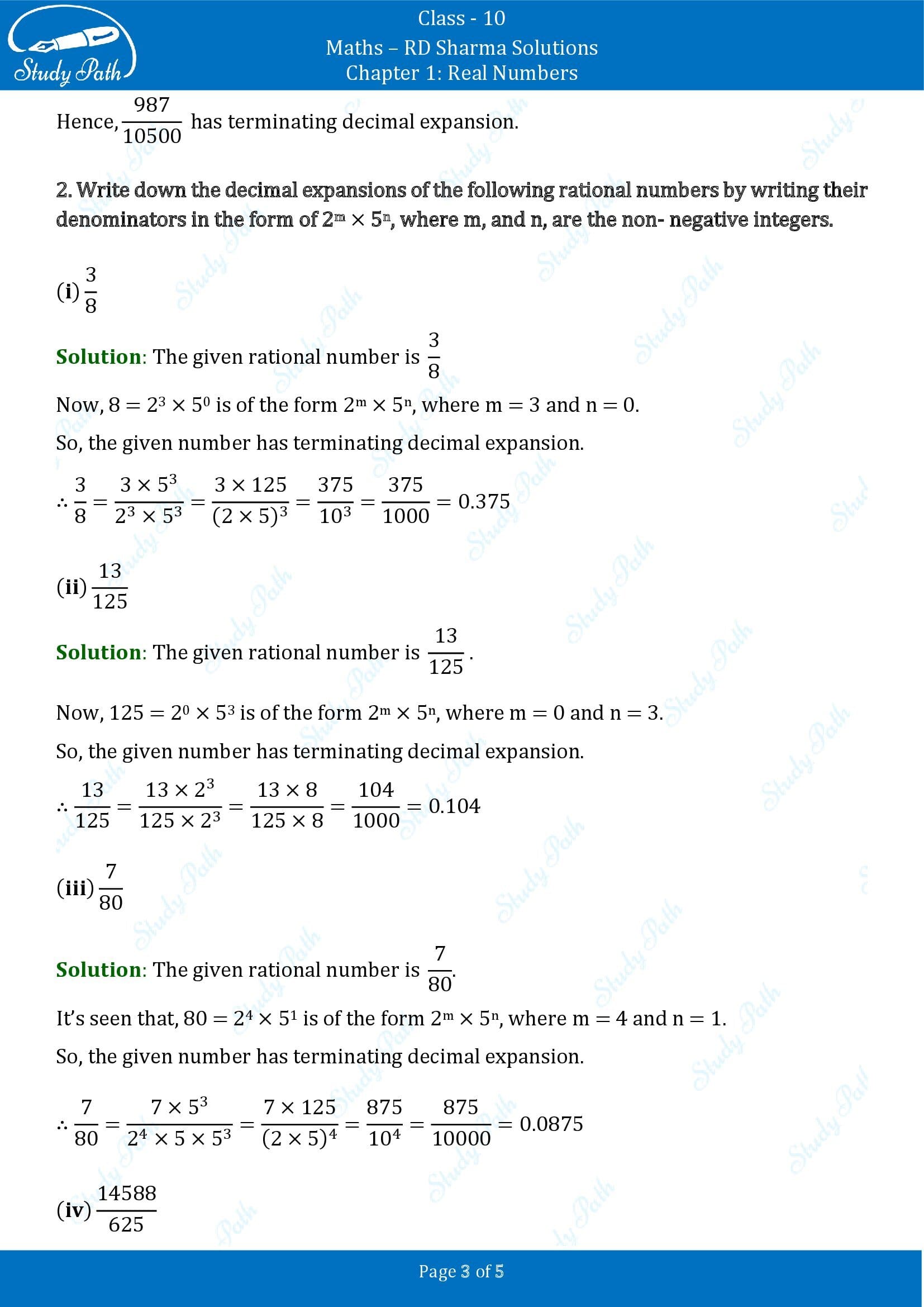 RD Sharma Solutions Class 10 Chapter 1 Real Numbers Exercise 1.6 00003
