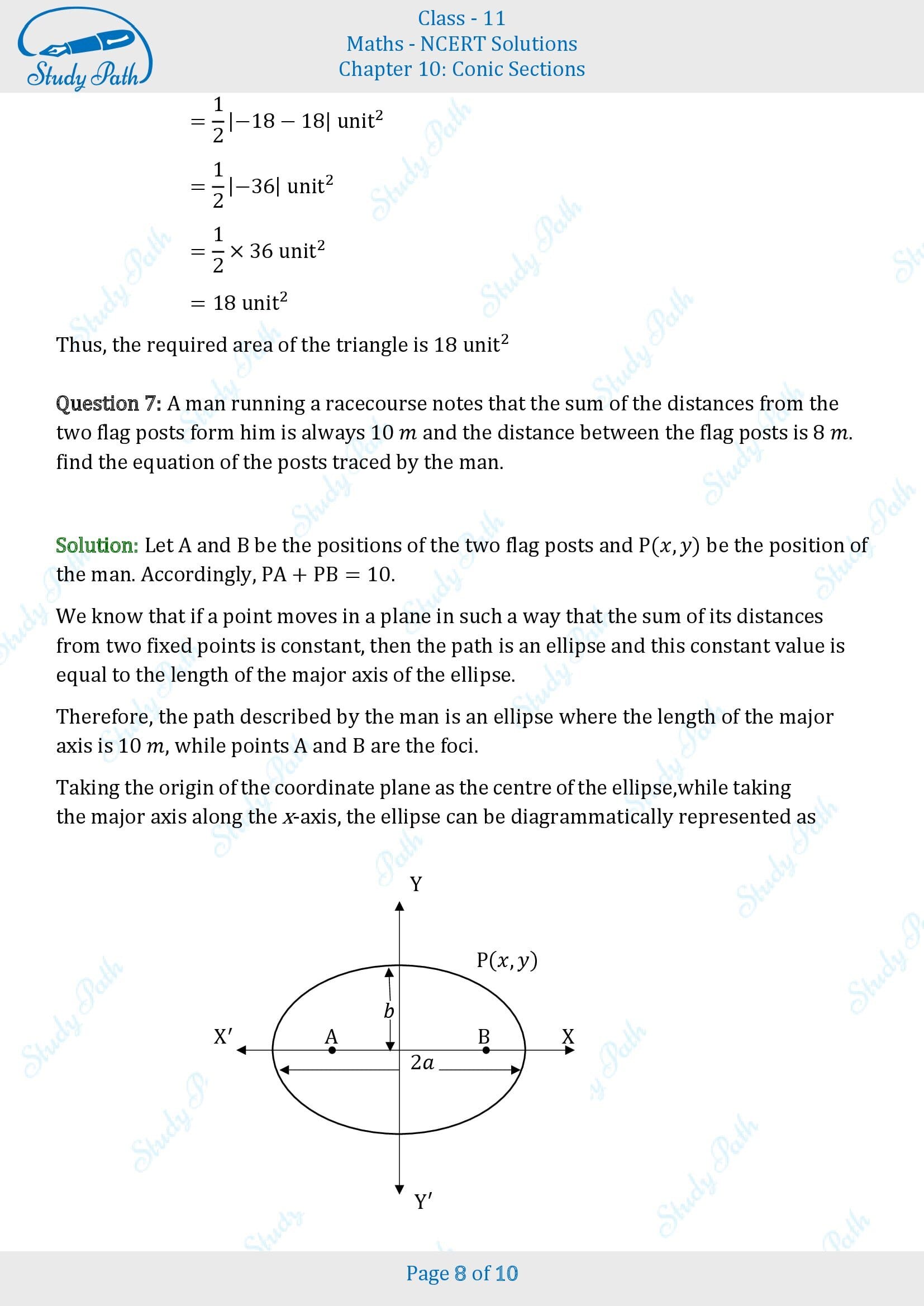 NCERT Solutions for Class 11 Maths Chapter 10 Conic Sections Miscellaneous 10 00008