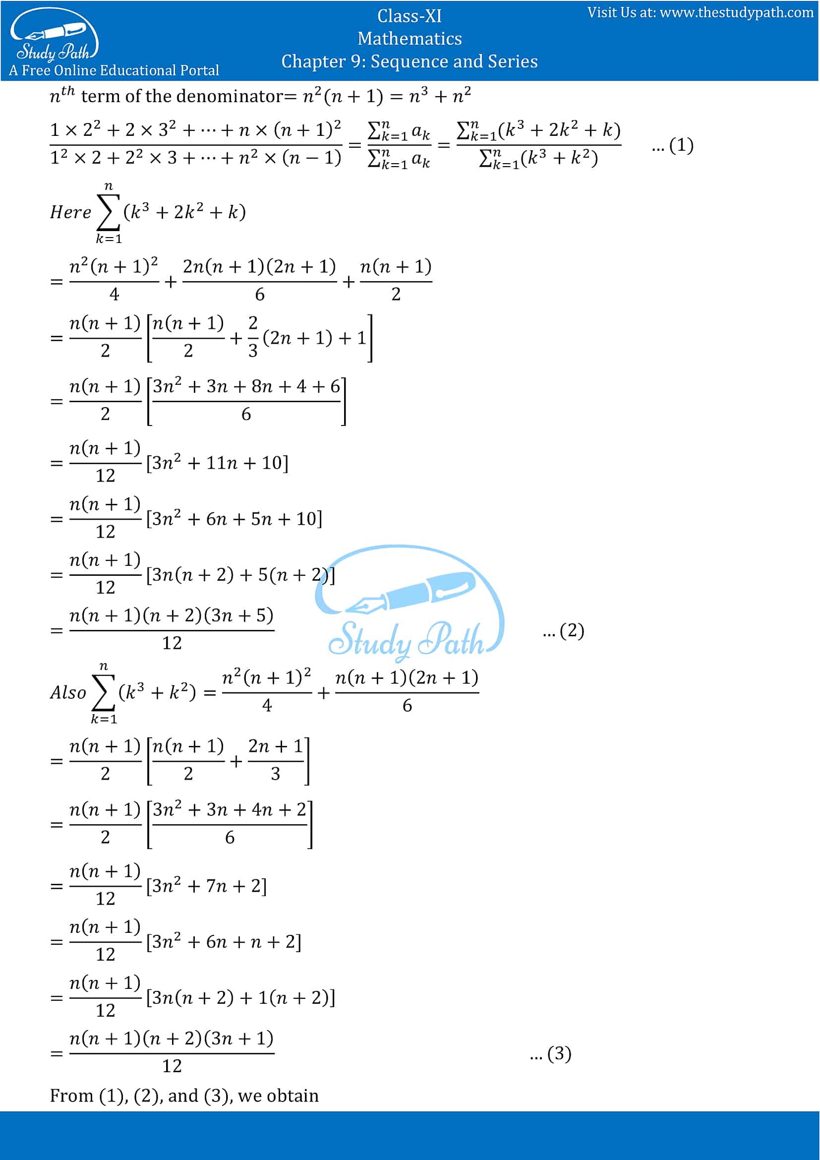 NCERT Solutions for Class 11 Maths chapter 9 Sequence and Series Miscellaneous Exercise Part-18