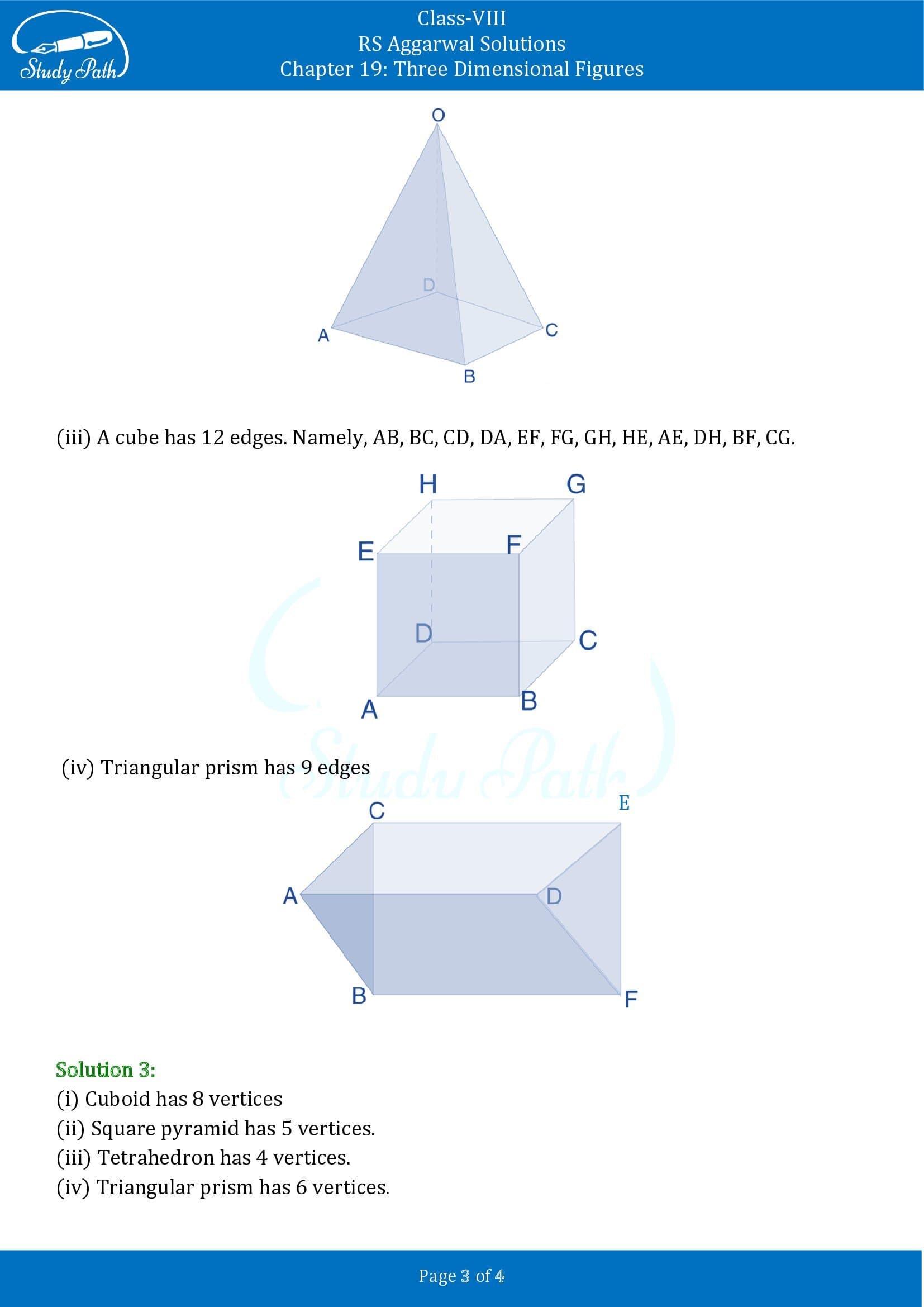 RS Aggarwal Solutions Class 8 Chapter 19 Three Dimensional Figures Exercise 19A 0003