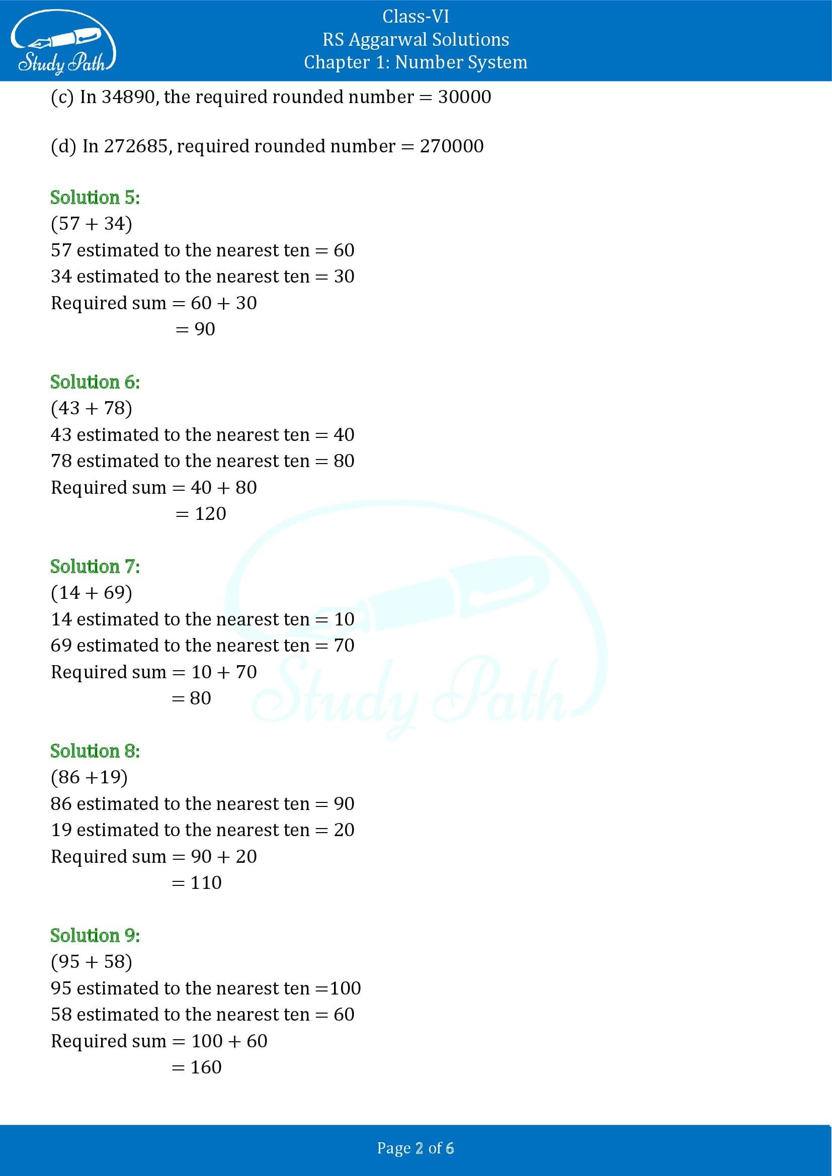 RS Aggarwal Solutions Class 6 Chapter 1 Number System Exercise 1D 0002