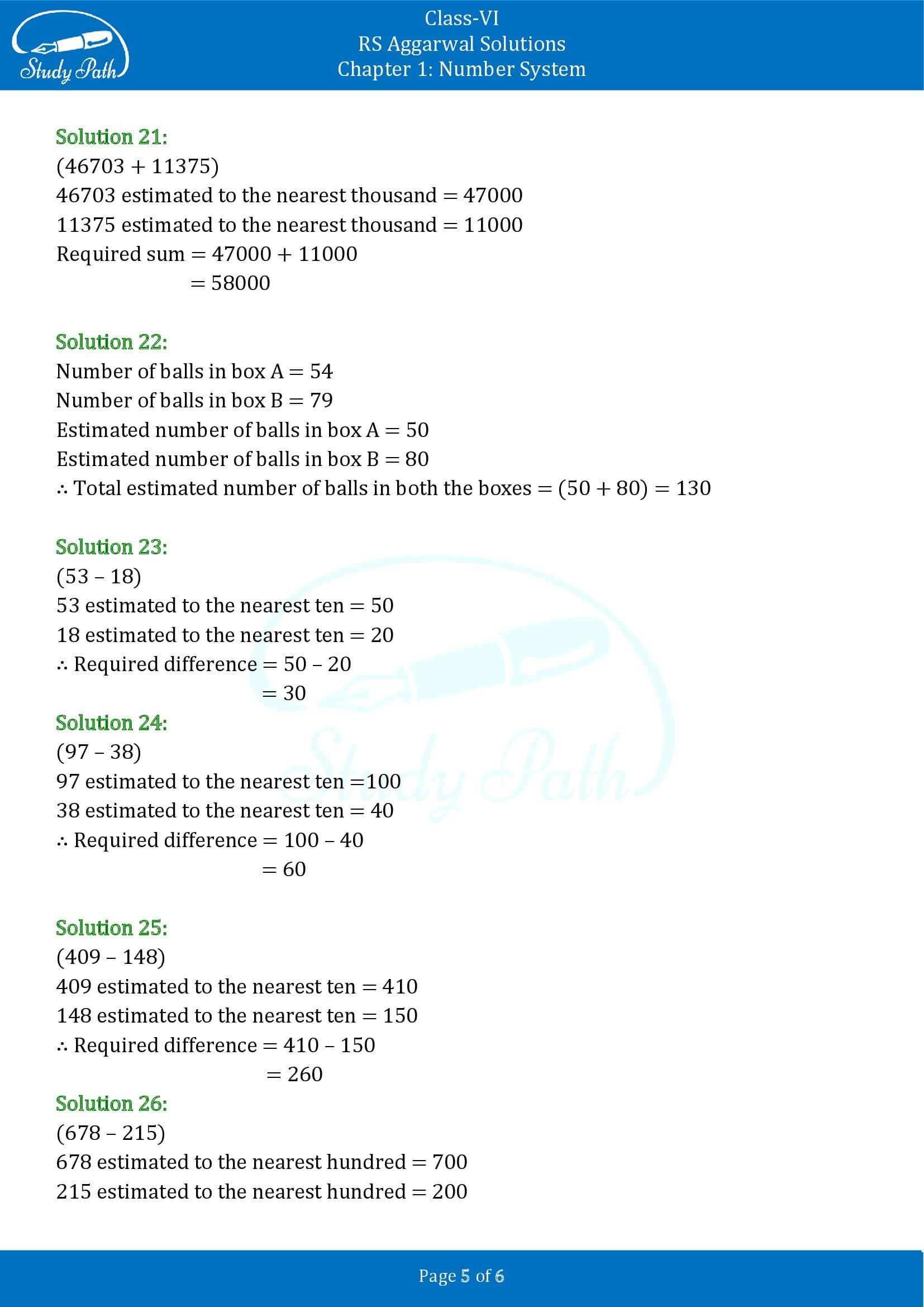 RS Aggarwal Solutions Class 6 Chapter 1 Number System Exercise 1D 0005