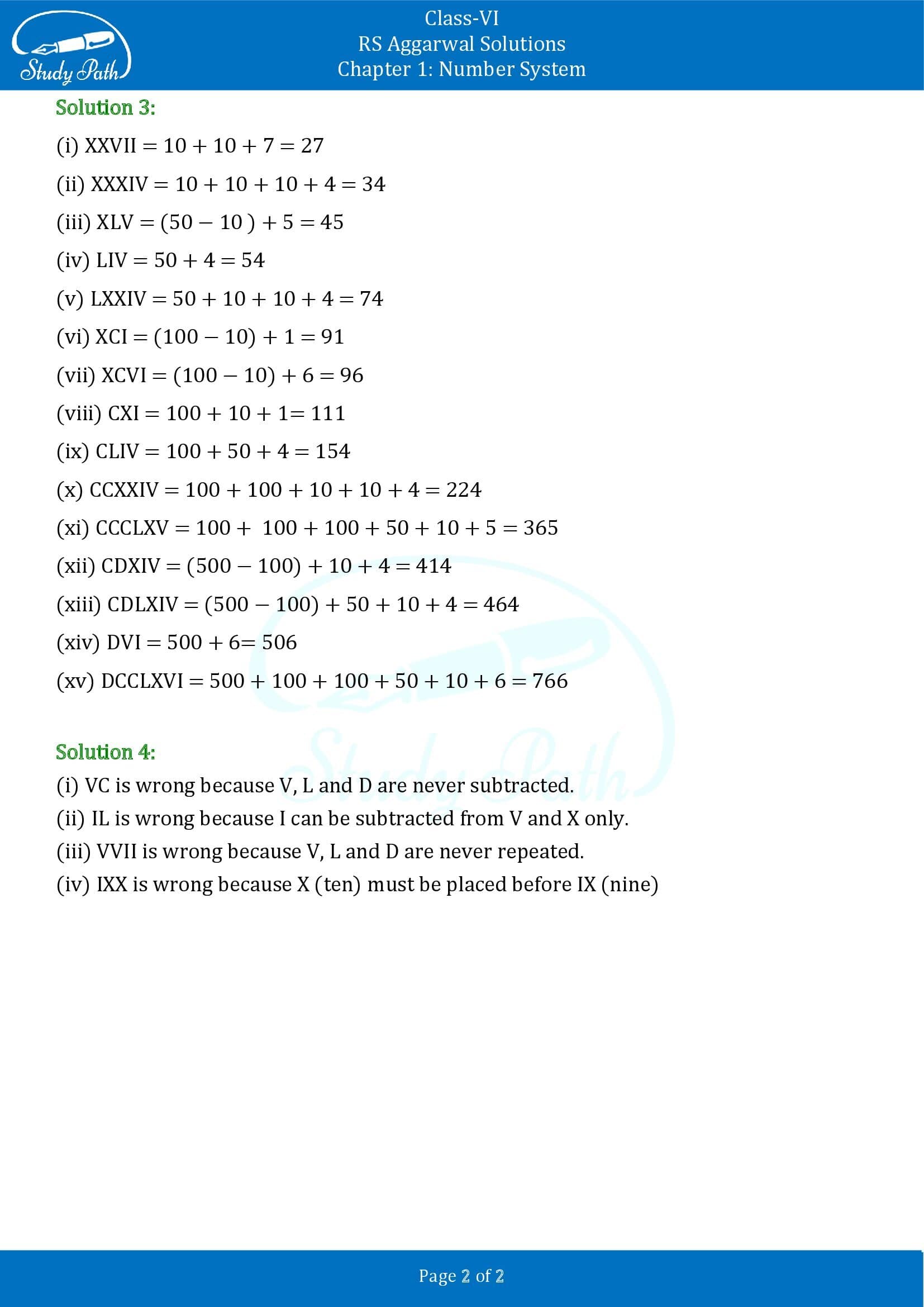 RS Aggarwal Solutions Class 6 Chapter 1 Number System Exercise 1G 00002