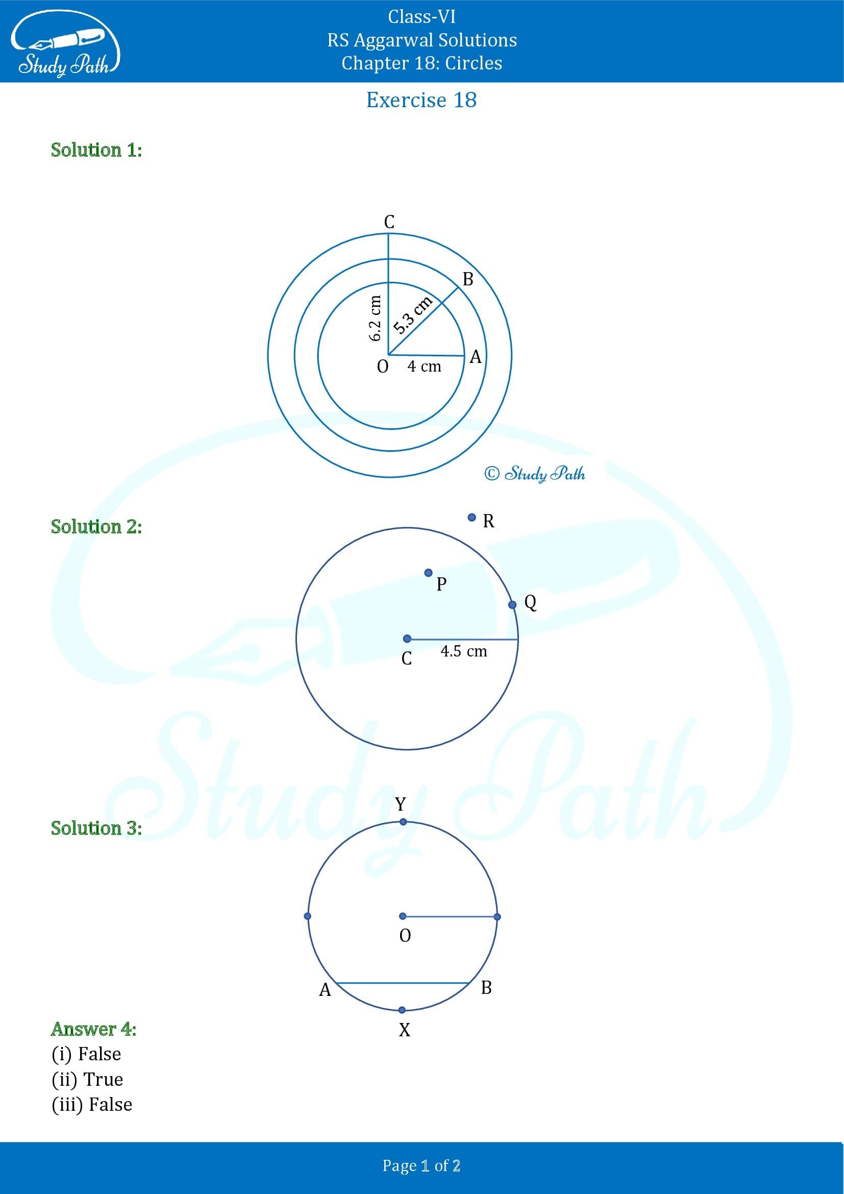 RS Aggarwal Solutions Class 6 Chapter 18 Circles Exercise 18 00001