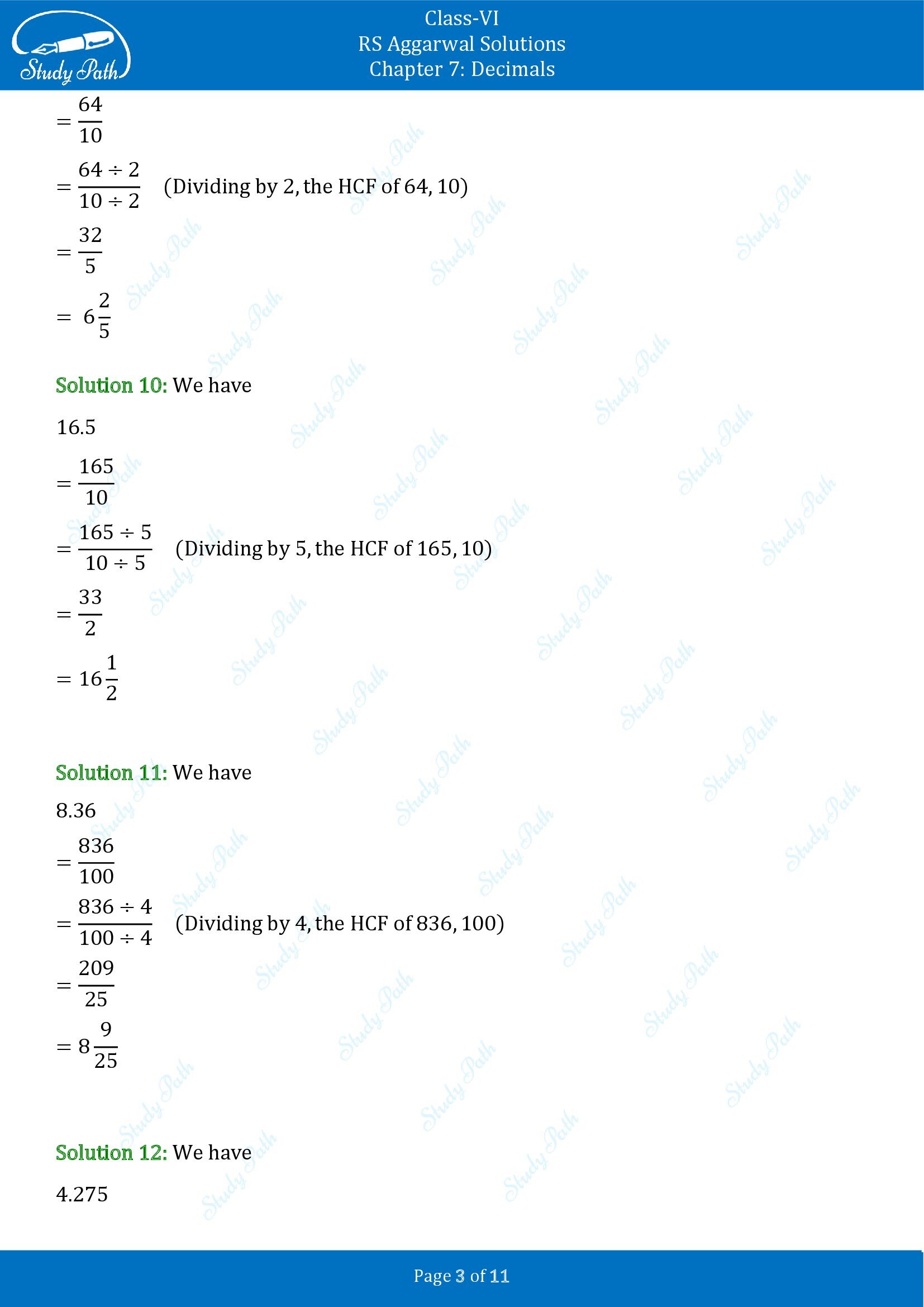 RS Aggarwal Solutions Class 6 Chapter 7 Decimals Exercise 7B 0003