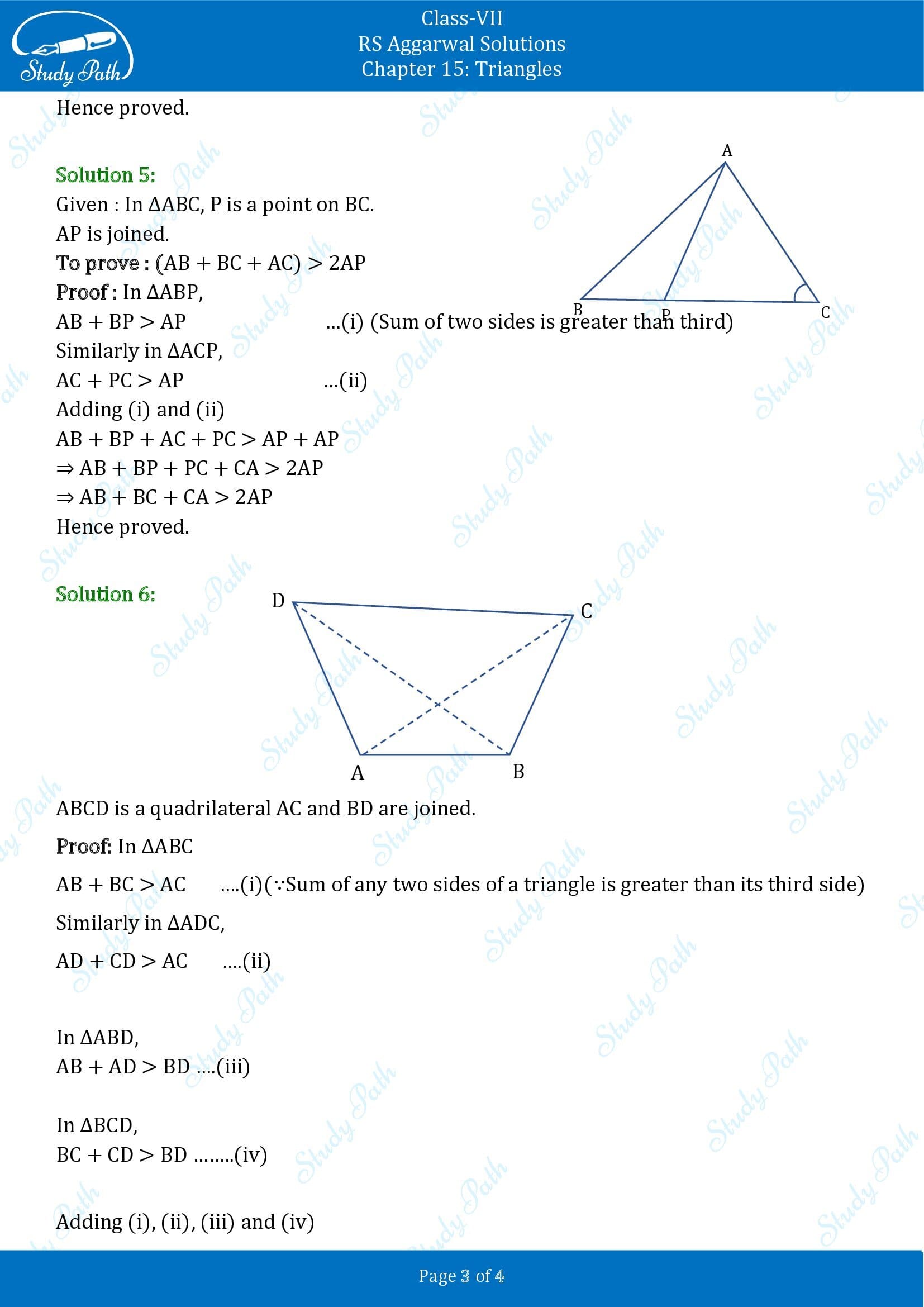 RS Aggarwal Solutions Class 7 Chapter 15 Triangles Exercise 15C 00003