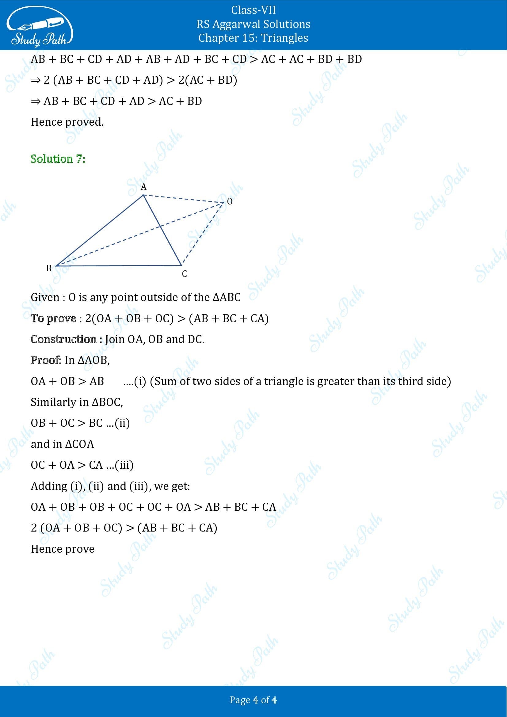 RS Aggarwal Solutions Class 7 Chapter 15 Triangles Exercise 15C 00004