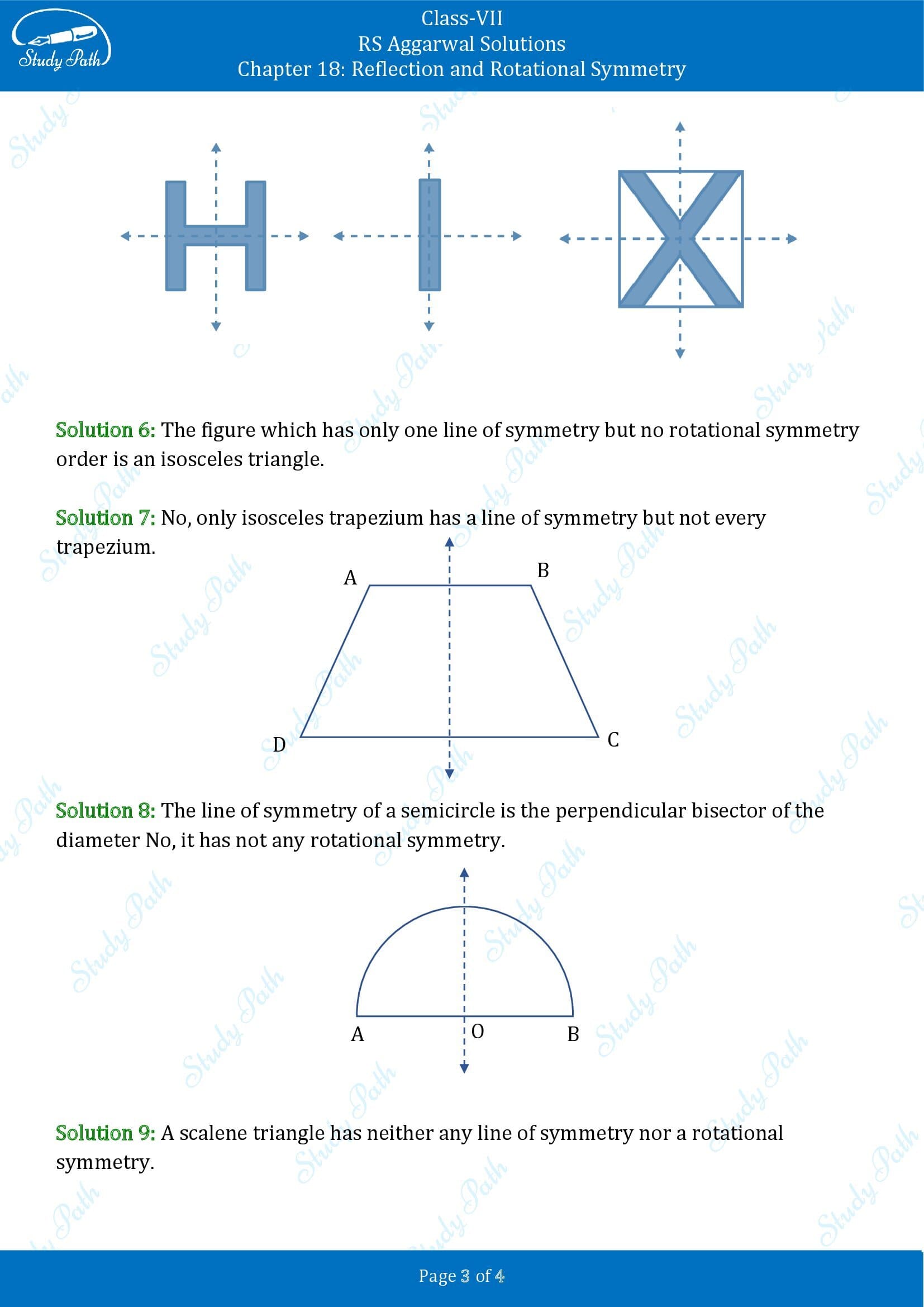 RS Aggarwal Solutions Class 7 Chapter 18 Reflection and Rotational Symmetry Exercise 18B 00003