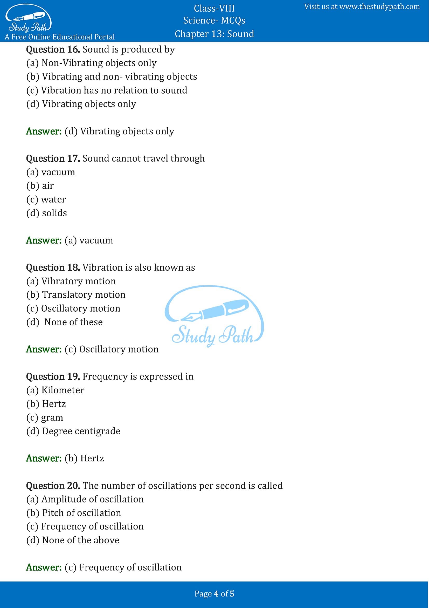 case study class 8 science chapter 13