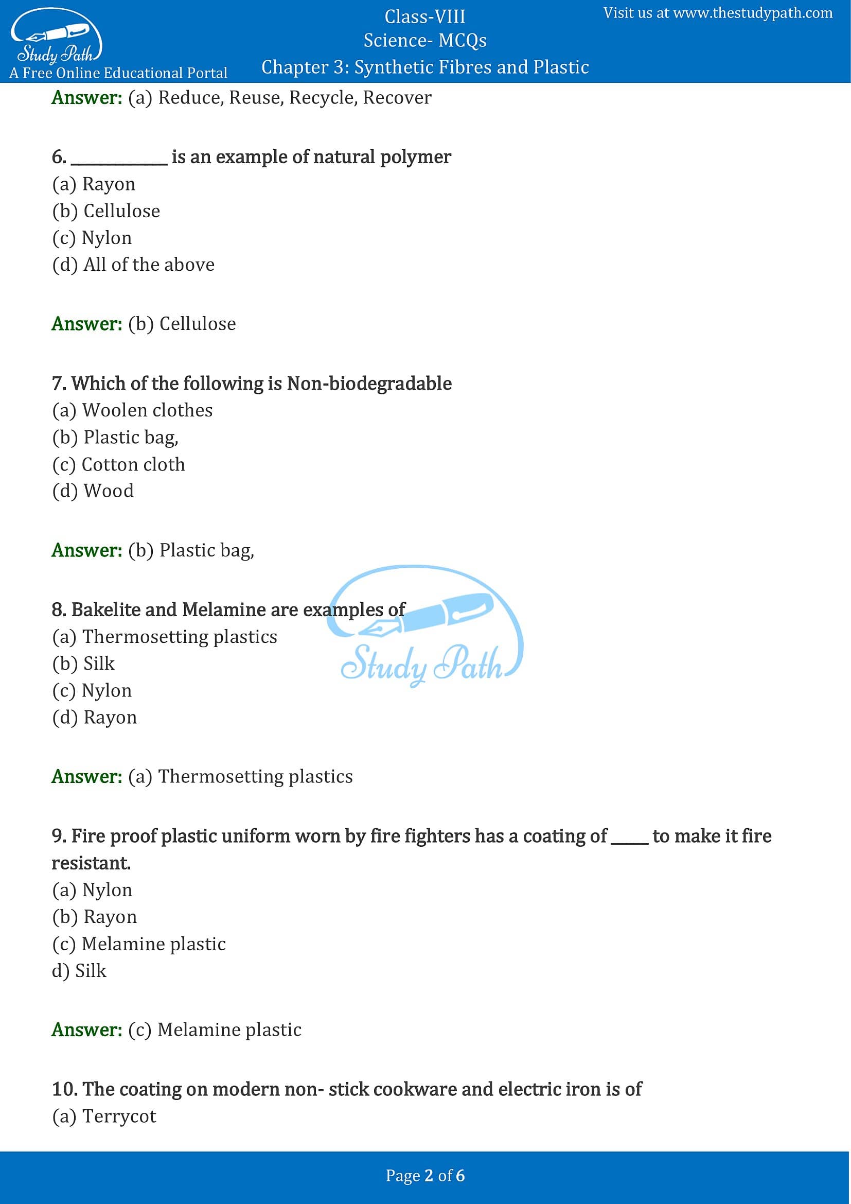 case study questions class 8 science chapter 3