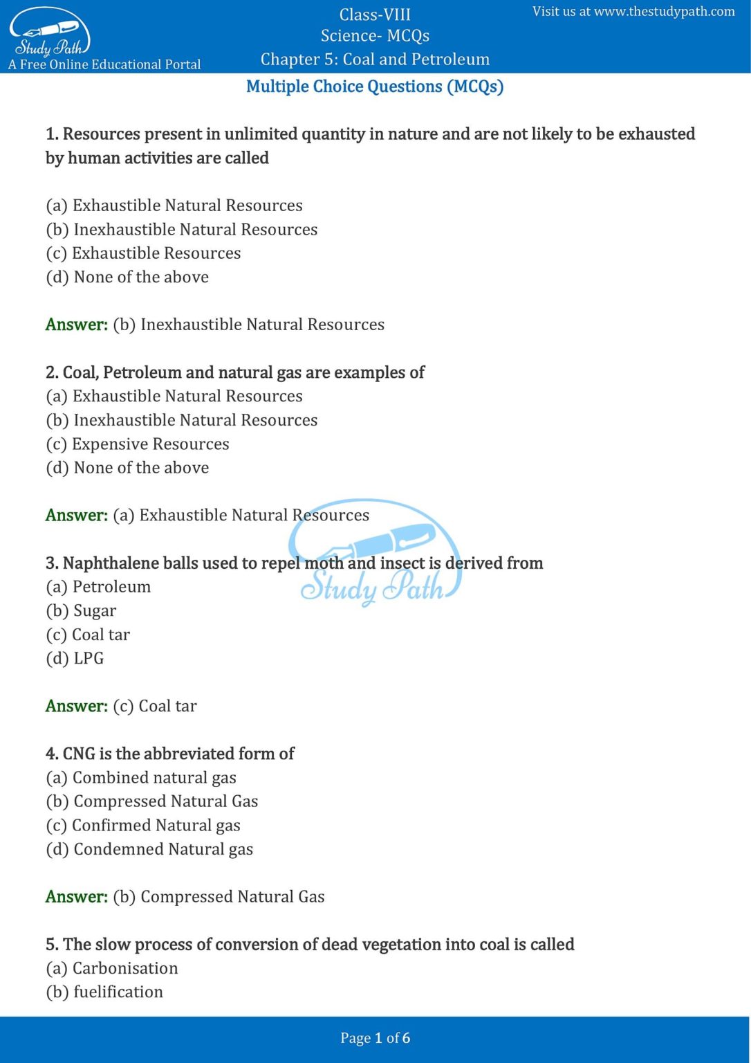 case study questions class 8 science chapter 5