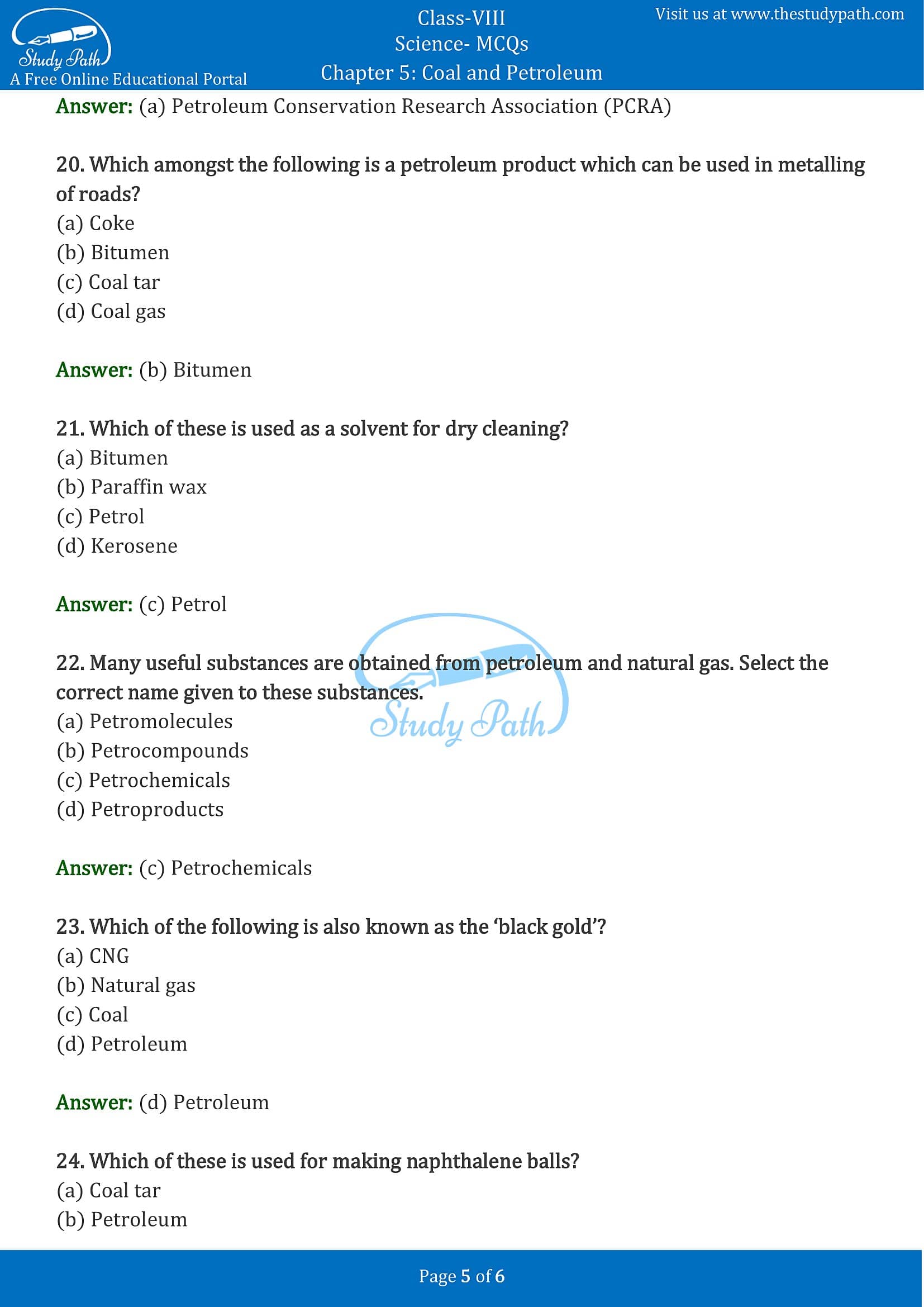 case study questions class 8 science chapter 5