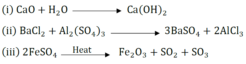 Class 10 Chapter 1 Chemical Reactions And Equations Extra Question 36