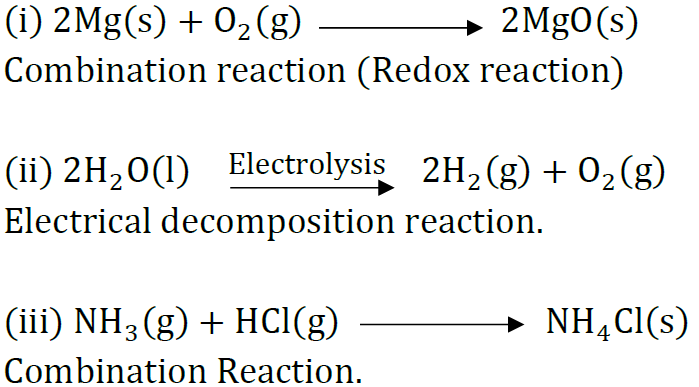 Class 10 Chapter 1 Chemical Reactions And Equations Extra Question 38