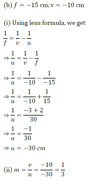 Class 10 Chapter 10 Light Reflection and Refraction Extra Question 56 ii