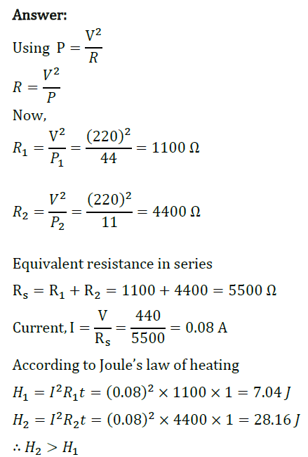 Class 10 Chapter 12 Electricity Extra Questions 26