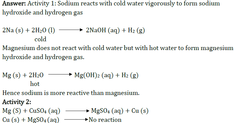 Class 10 Chapter 3 Metals and Non metals Extra Question 25