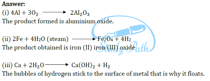 Class 10 Chapter 3 Metals and Non metals Extra Question 27