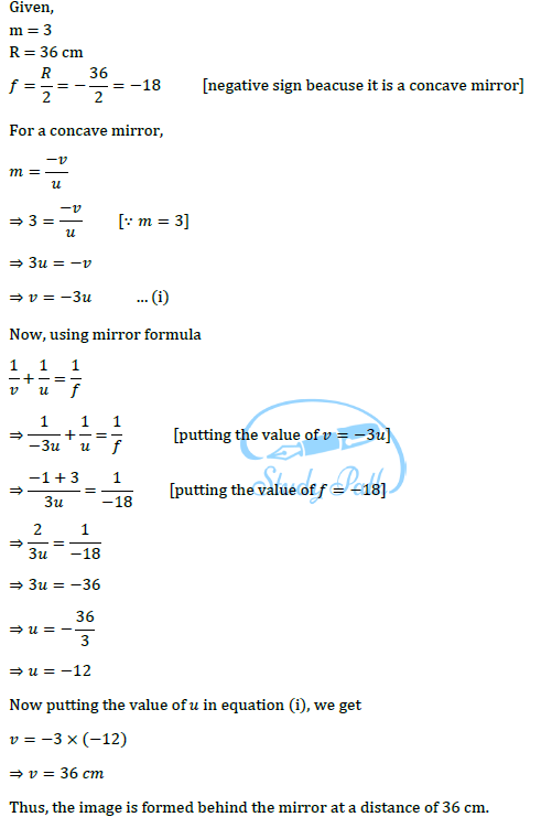 Class 10 Science Chapter 10 Light Reflection and Refraction Important Question 15