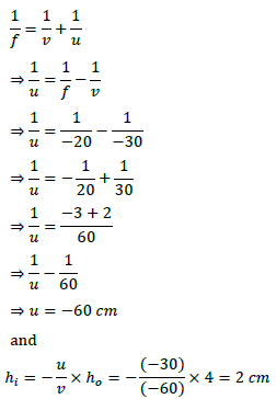 Class 10 Science Chapter 10 Light Reflection and Refraction Important Question 20 i