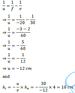 Class 10 Science Chapter 10 Light Reflection and Refraction Important Question 20 ii