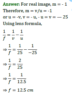 Class 10 Science Chapter 10 Light Reflection and Refraction Important Question 32 i