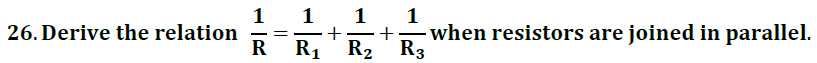 Class 10 Science Chapter 12 Electricity Important Question 26 i