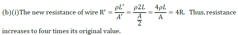 Class 10 Science Chapter 12 Electricity Important Question 44 ii