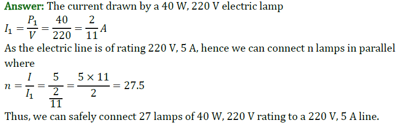 Class 10 Science Chapter 12 Electricity Important Question 50