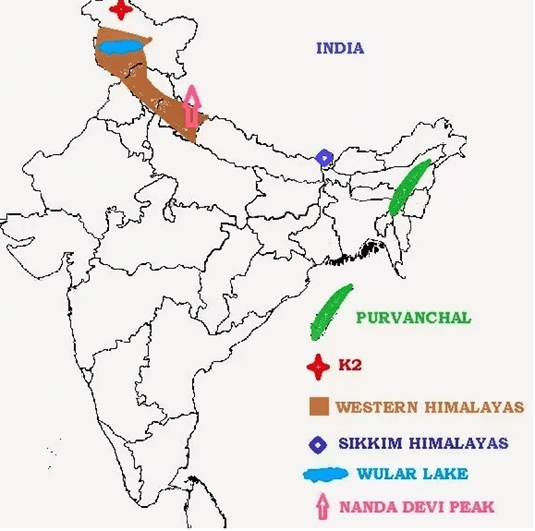 Class 9 Geography Chapter 2 Physical Features of India Important Questions 8