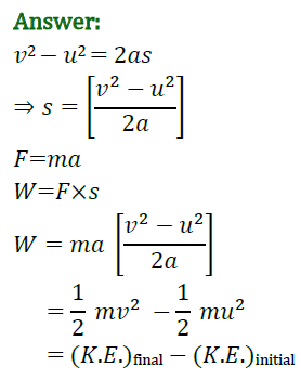 Extra Questions for Class 9 Science Chapter 11 Work Power and Energy 1