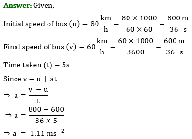 Extra Questions for Class 9 Science Chapter 8 Motion 2