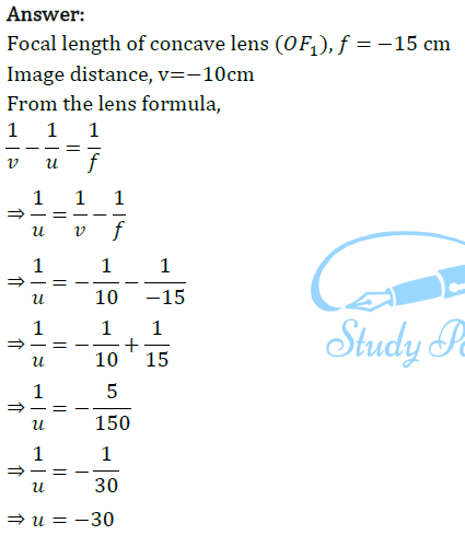 NCERT Solutions for Class 10 Science Chapter 10 Light Reflection and Refraction image 19