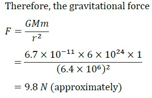NCERT Solutions for Class 9 Science Chapter 10 Gravitation part 5