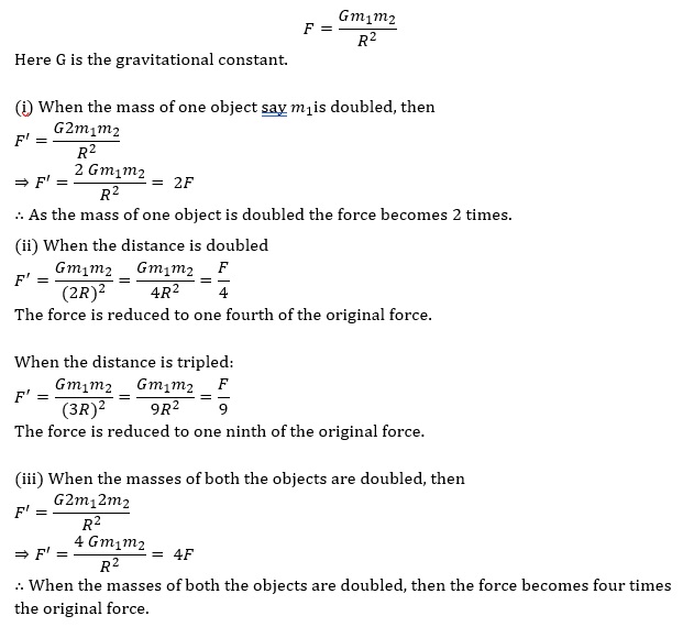 NCERT Solutions for Class 9 Science Chapter 10 Gravitation part 6