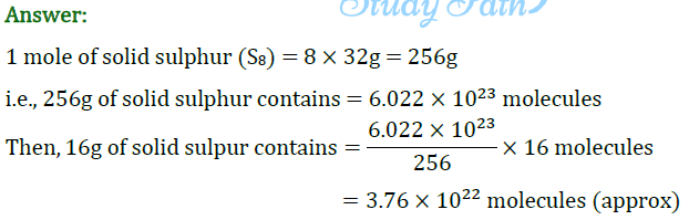 NCERT Solutions for Class 9 Science Chapter 3 Atoms and Molecules part 8