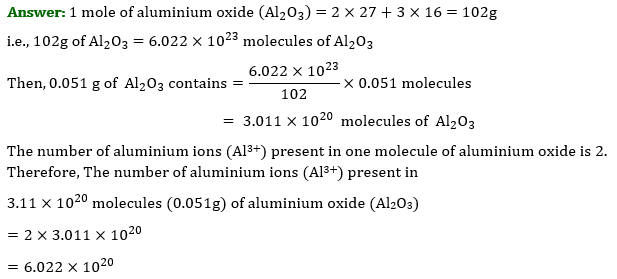 NCERT Solutions for Class 9 Science Chapter 3 Atoms and Molecules part 9