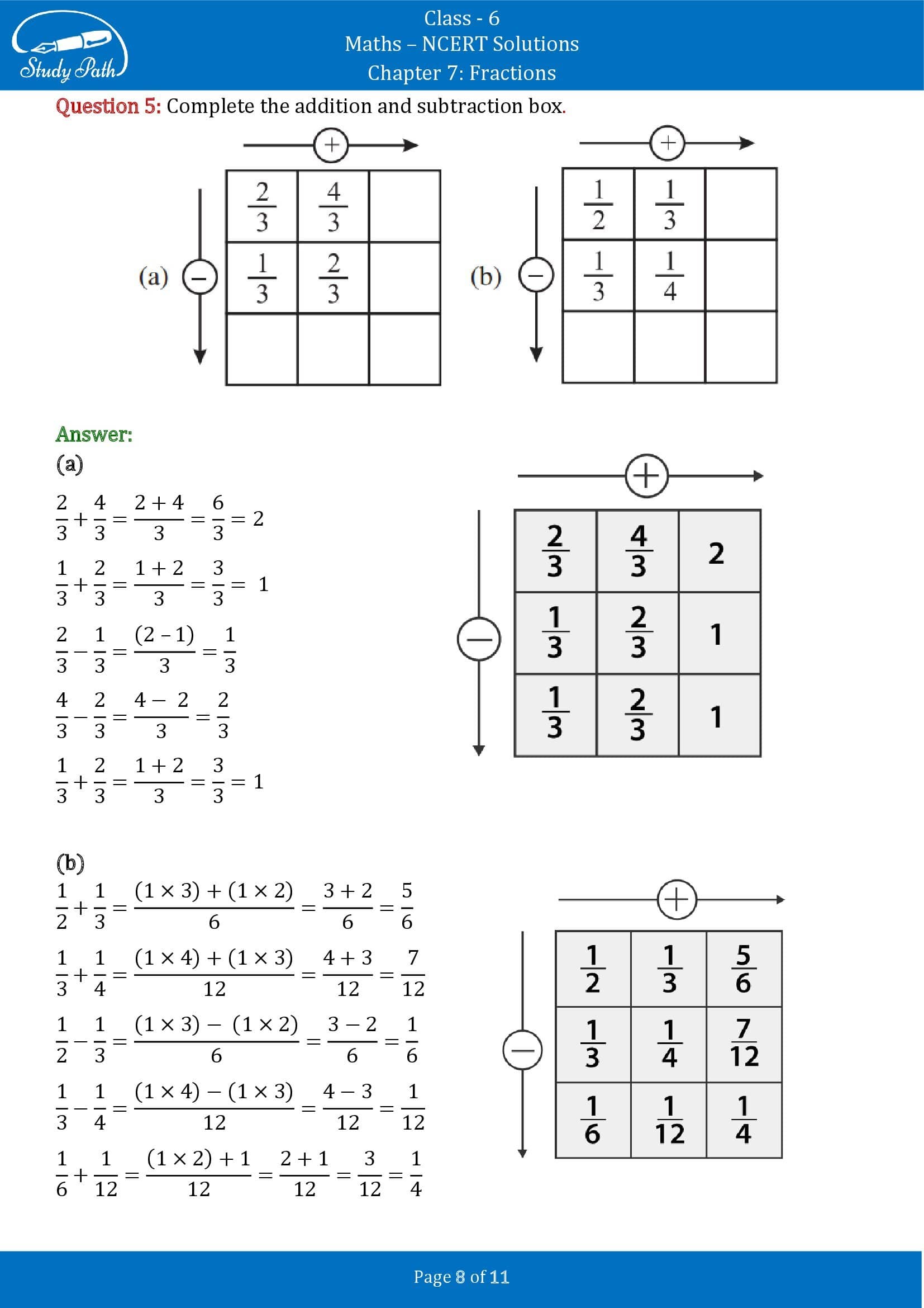 NCERT Solutions for Class 6 Maths Chapter 7 Fractions Exercise 7.6 0008