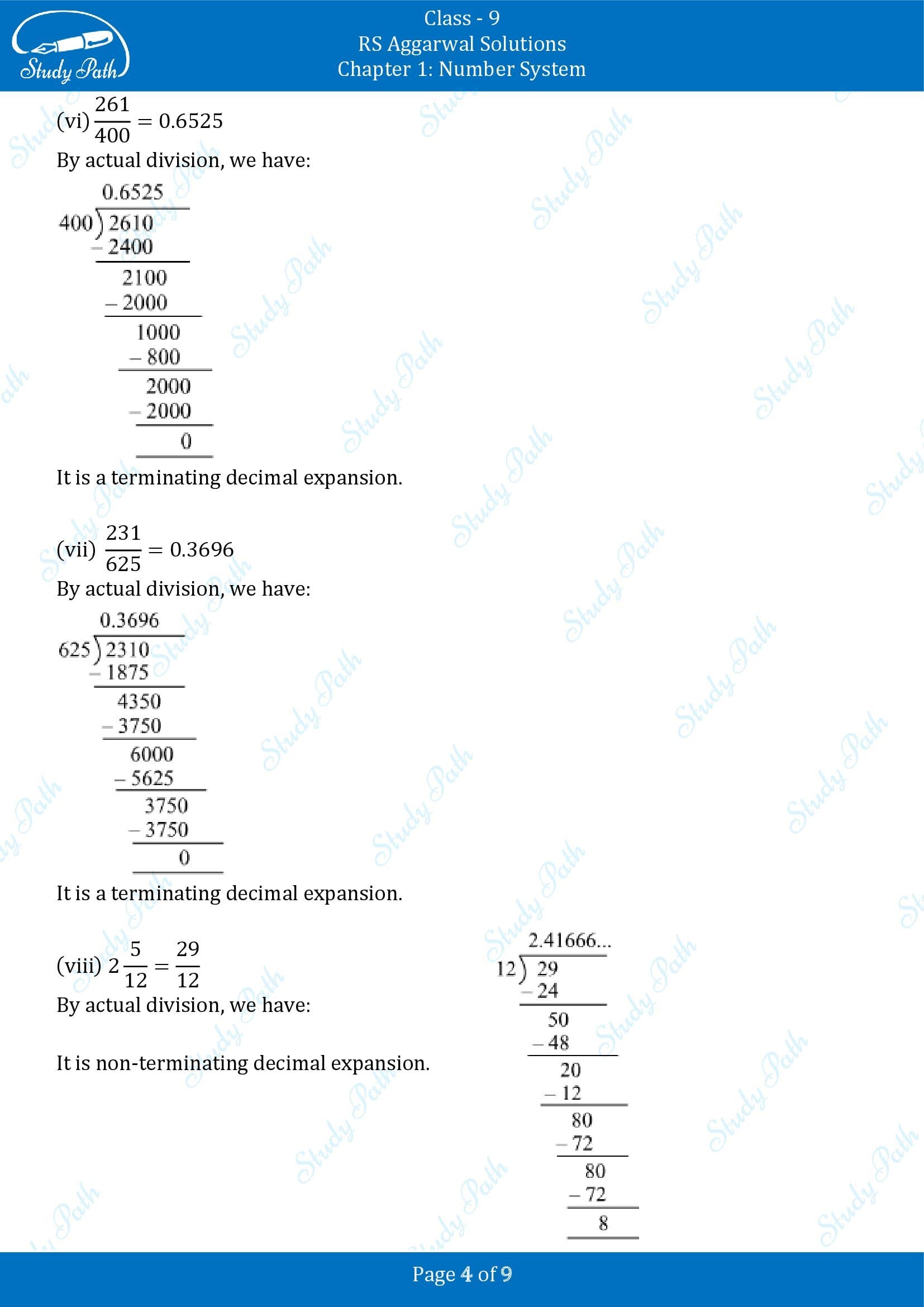 RS Aggarwal Solutions Class 9 Chapter 1 Number System Exercise 1B 00004