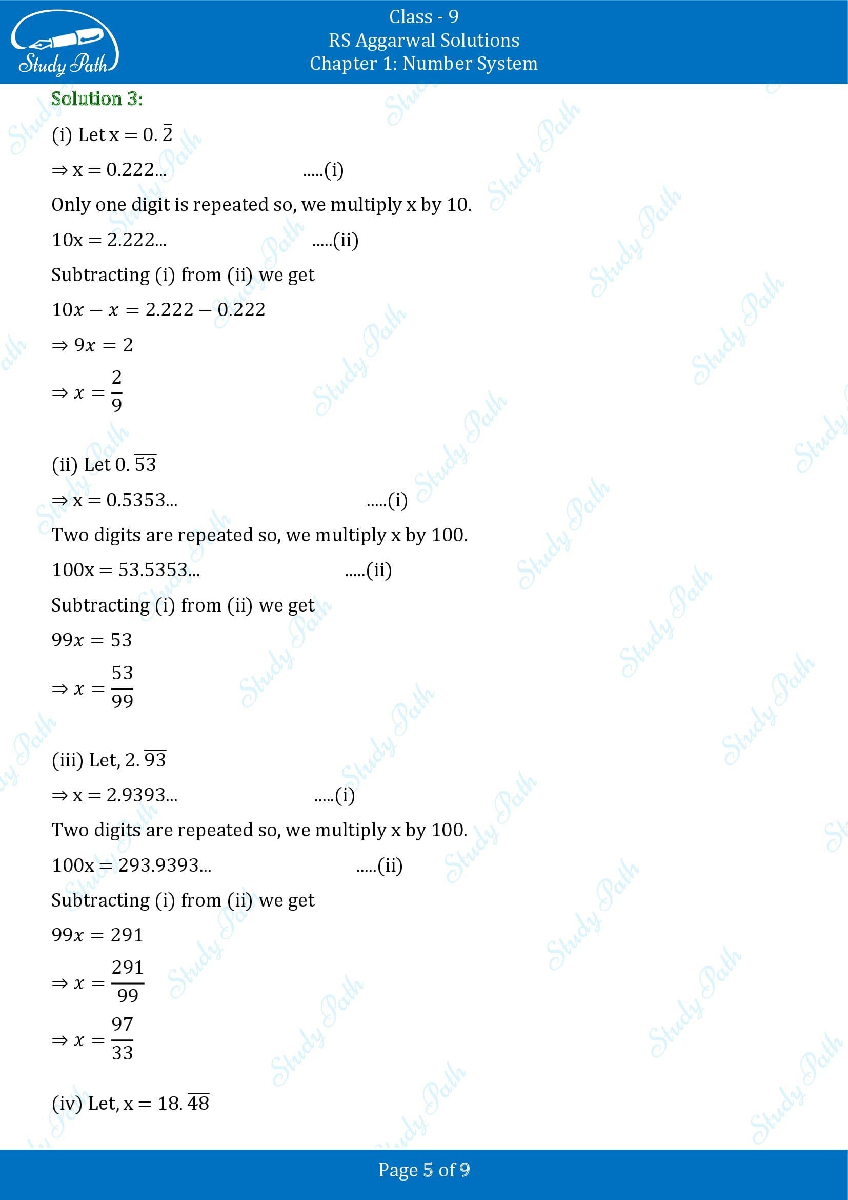 RS Aggarwal Solutions Class 9 Chapter 1 Number System Exercise 1B 00005