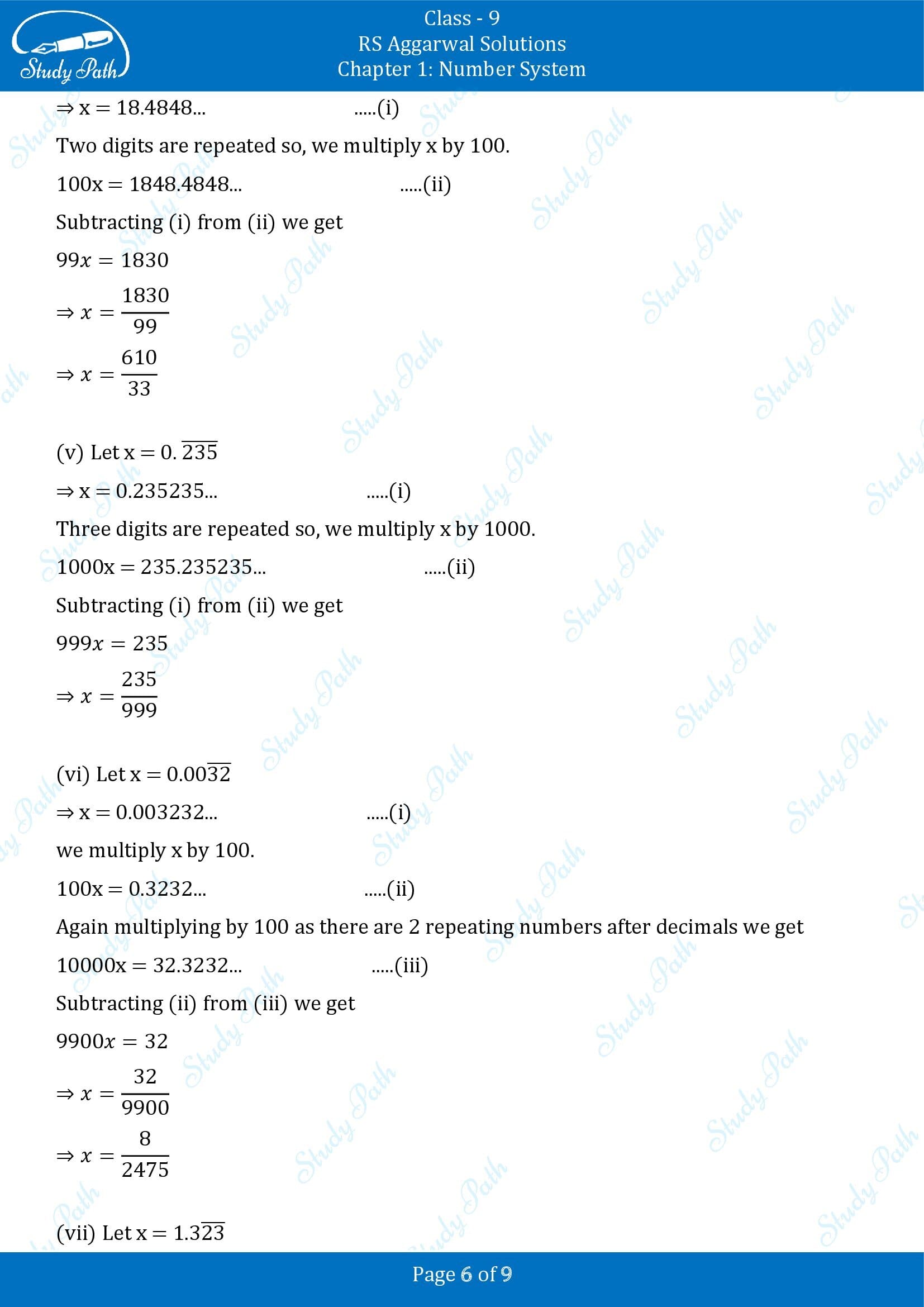 RS Aggarwal Solutions Class 9 Chapter 1 Number System Exercise 1B 00006