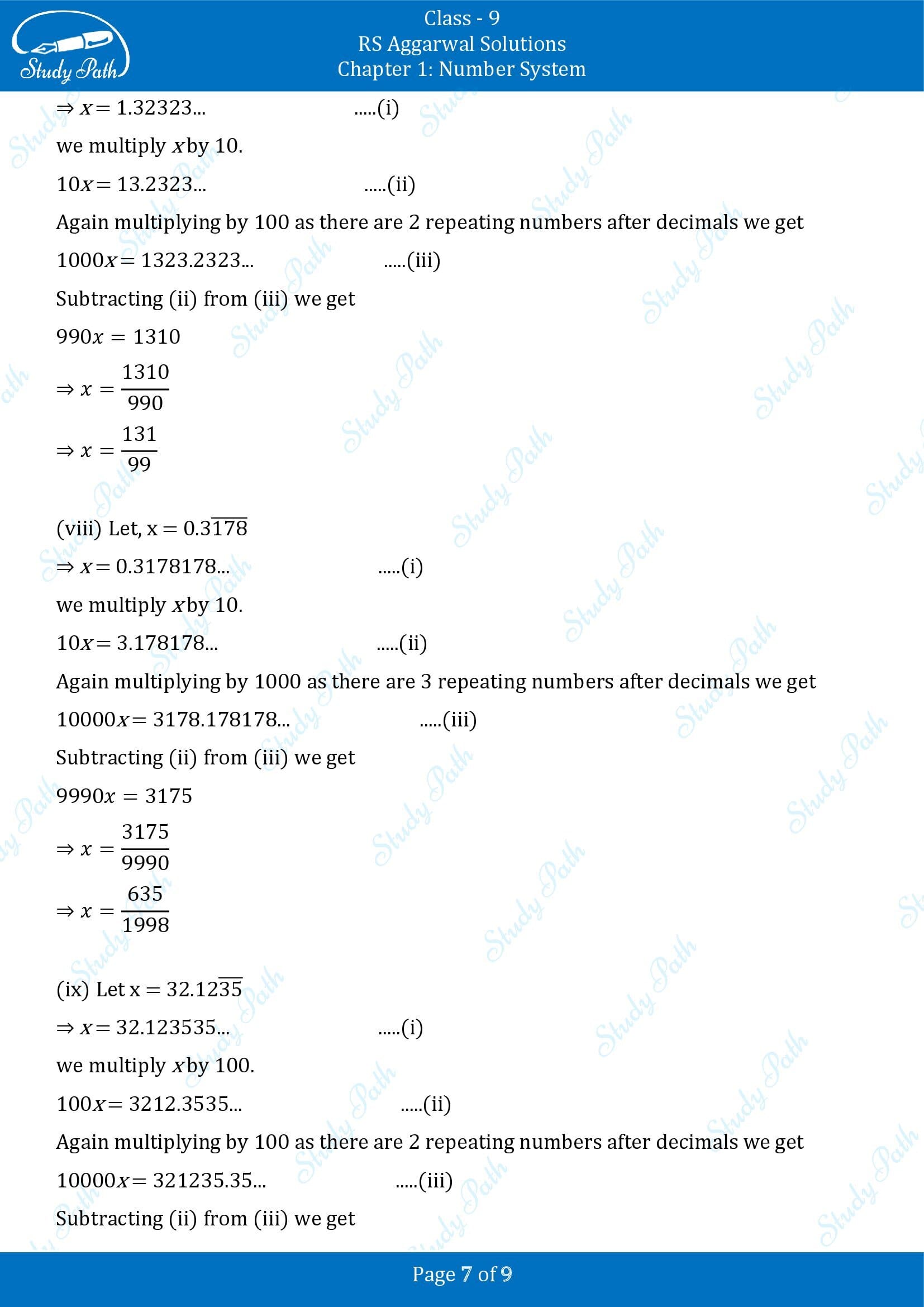 RS Aggarwal Solutions Class 9 Chapter 1 Number System Exercise 1B 00007