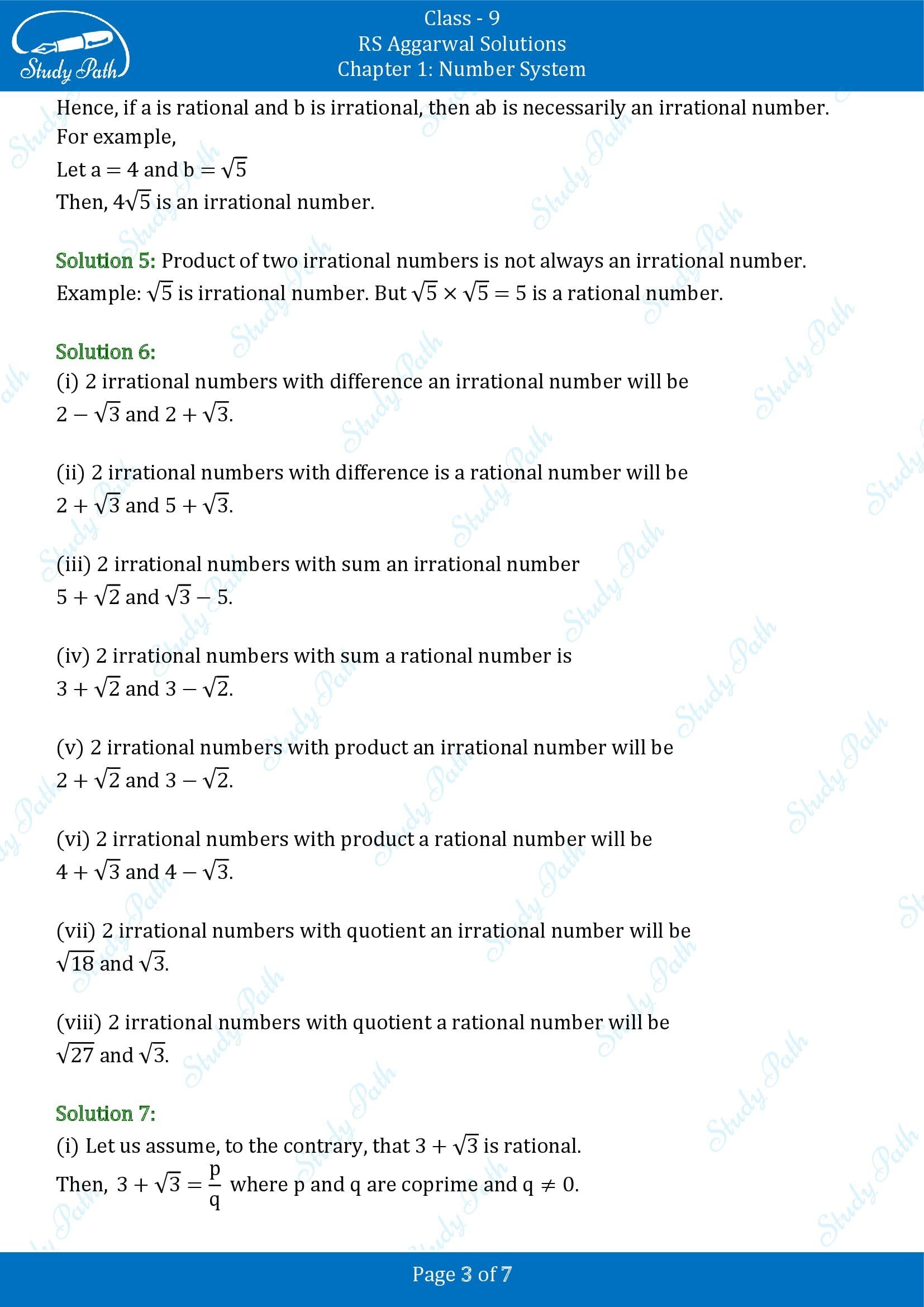 RS Aggarwal Solutions Class 9 Chapter 1 Number System Exercise 1C 00003