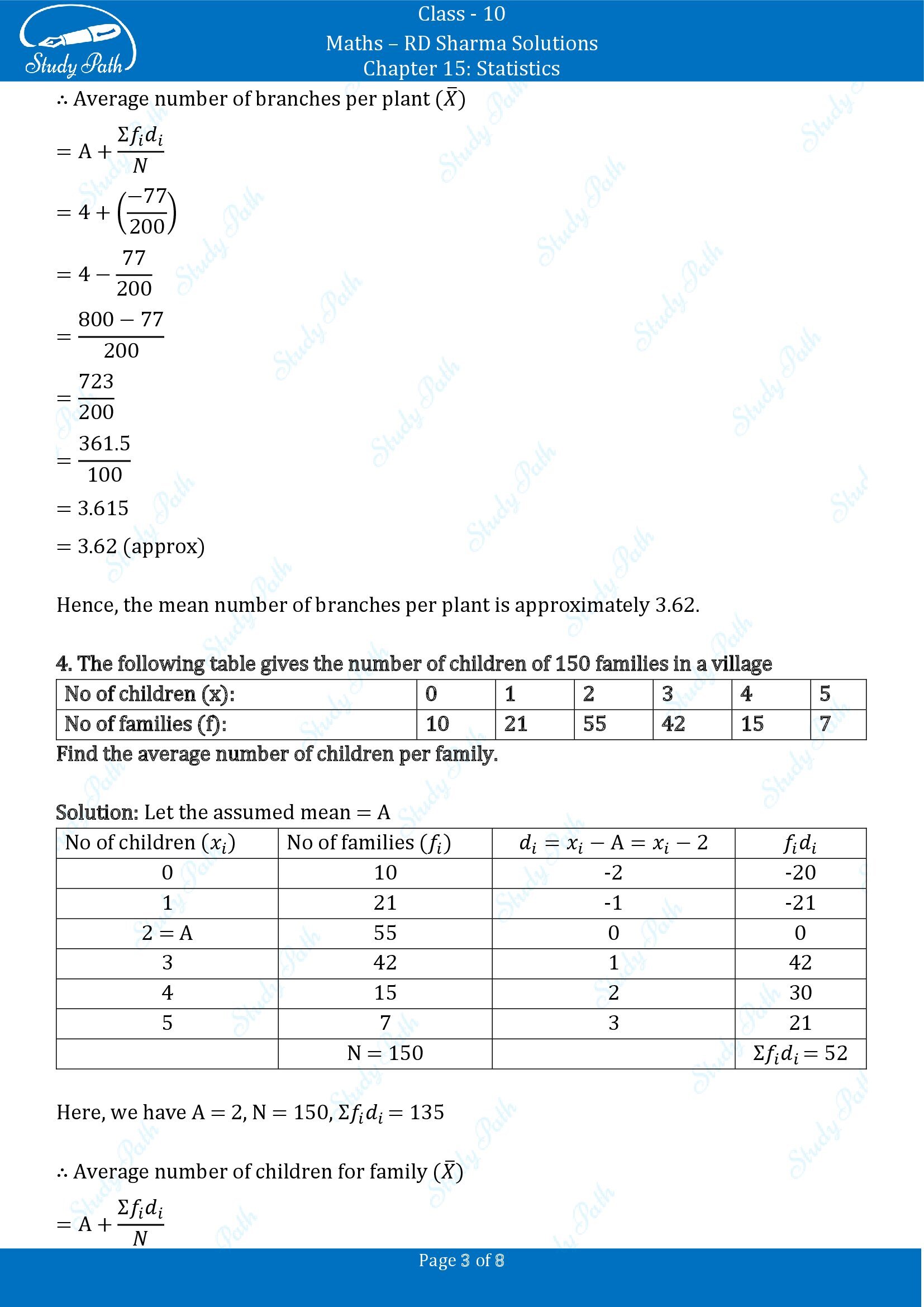 RD Sharma Solutions Class 10 Chapter 15 Statistics Exercise 15.2 00003