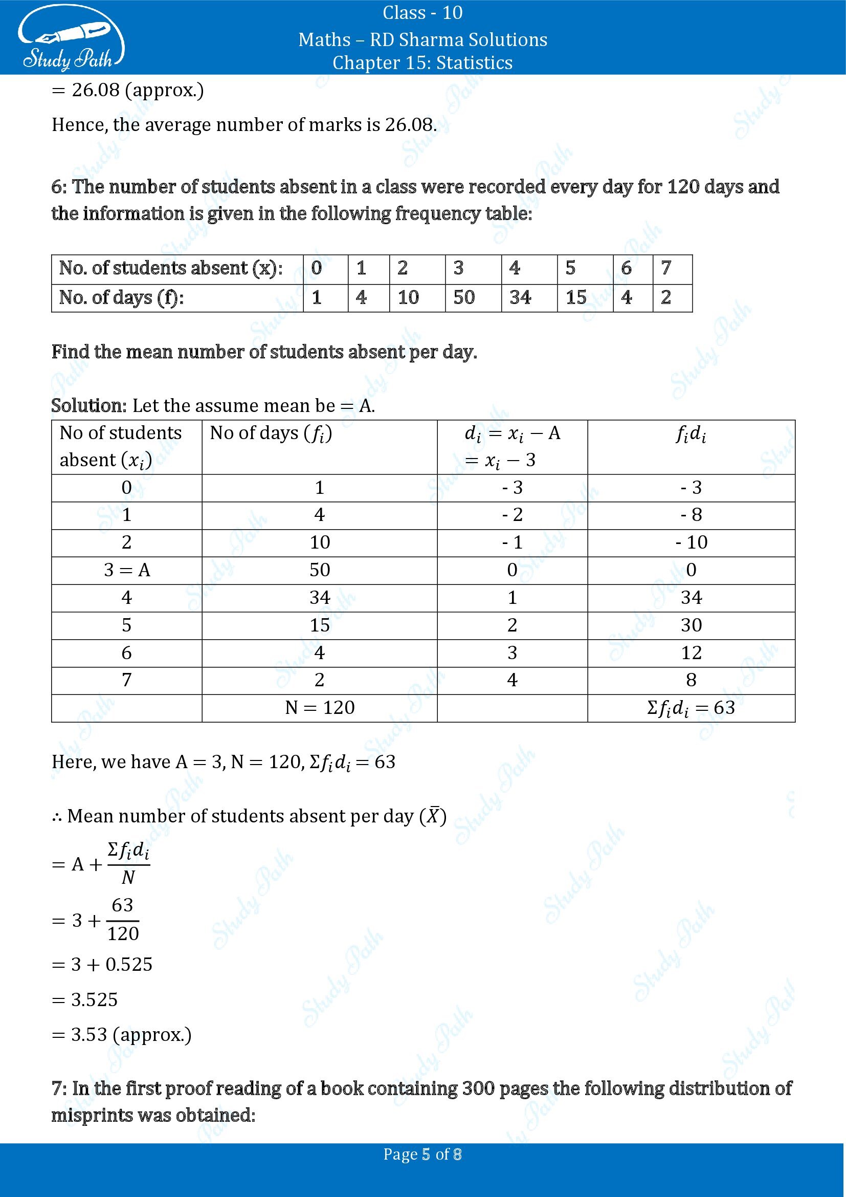 RD Sharma Solutions Class 10 Chapter 15 Statistics Exercise 15.2 00005