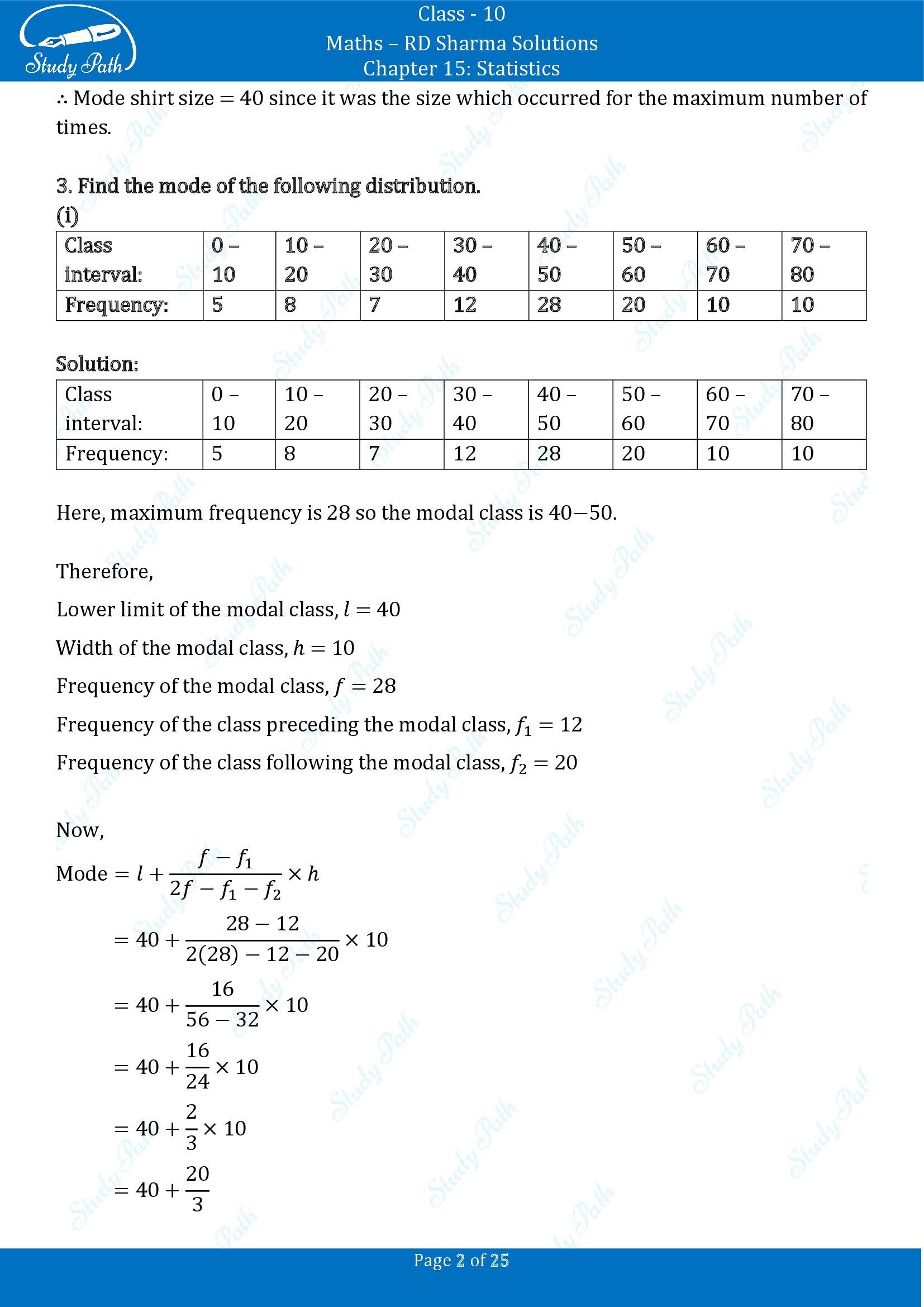 RD Sharma Solutions Class 10 Chapter 15 Statistics Exercise 15.5 00002