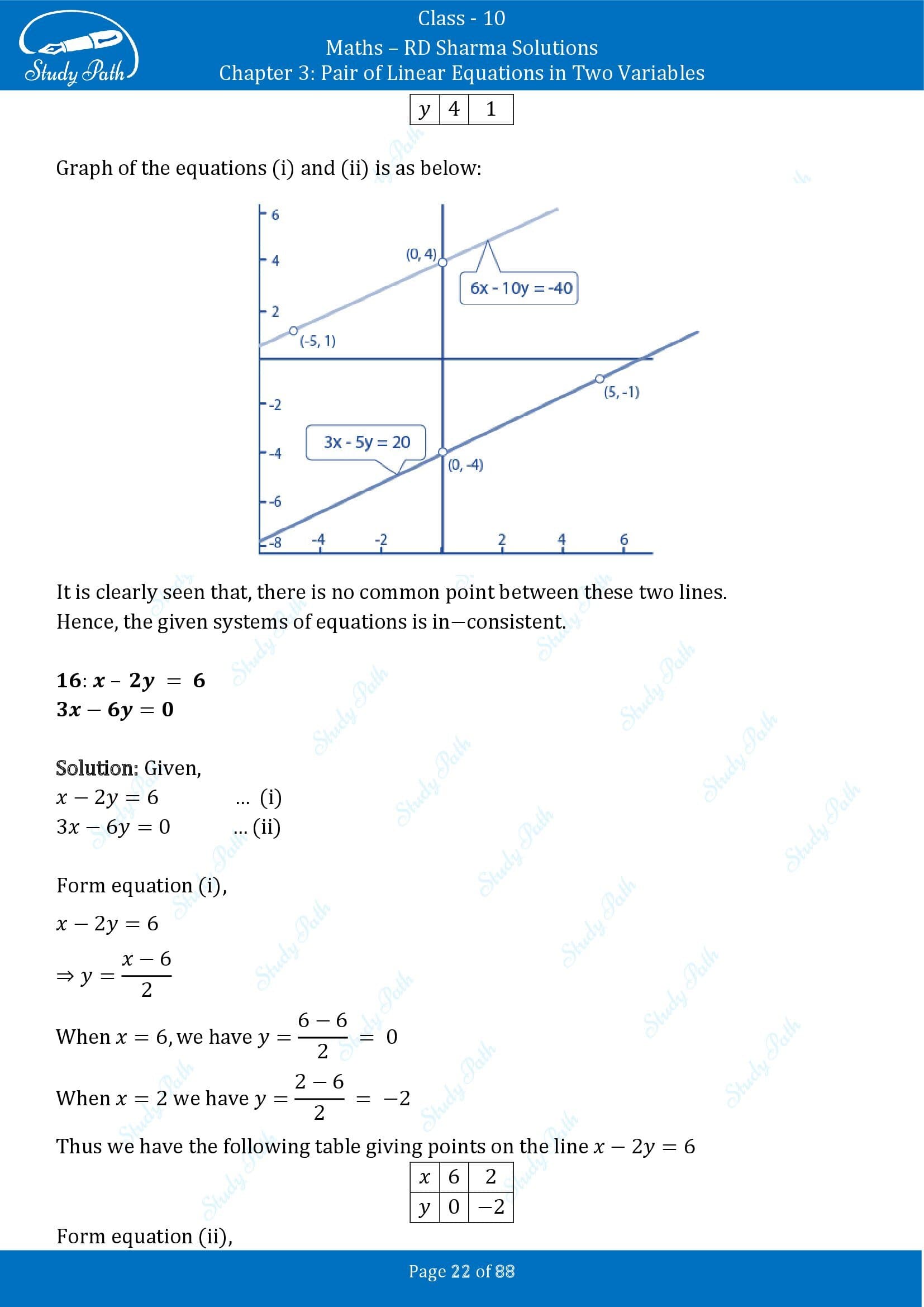 RD Sharma Solutions Class 10 Chapter 3 Pair of Linear Equations in Two Variables Exercise 3.2 00022