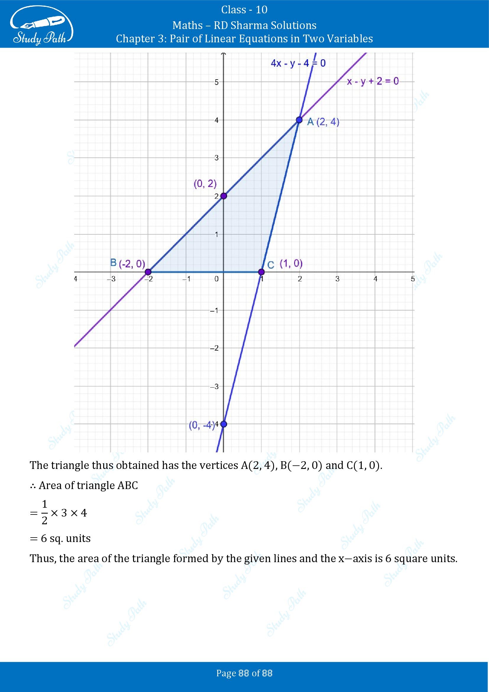 RD Sharma Solutions Class 10 Chapter 3 Pair of Linear Equations in Two Variables Exercise 3.2 00088